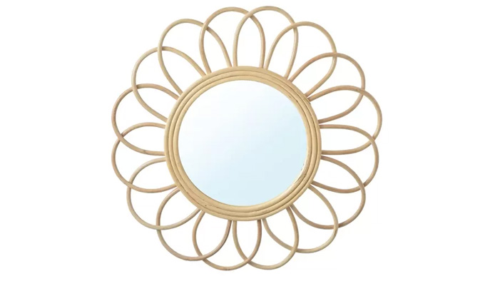 Rattan Frame Mirror