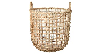 Water Hyacinth Palm Leaf Plant Decorative Basket