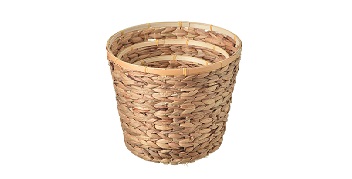 Bamboo Water Hyacinth Woven Plant Baskets Set