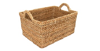 Handmade Rattan Basket With Handle