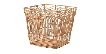 Hand-Woven Rattan Storage Basket