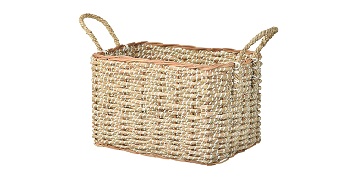 Light Seagrass Rattan Basket