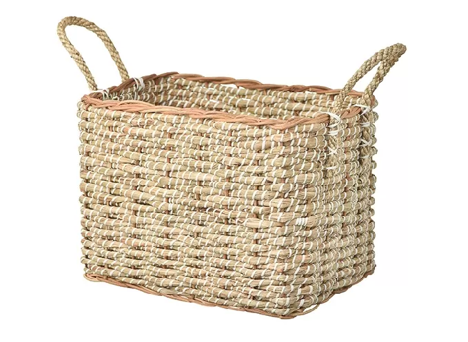 Light Seagrass Rattan Basket