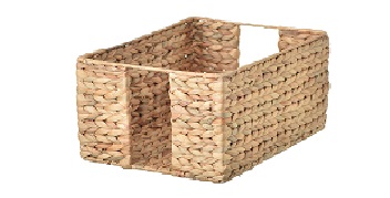 Rectanglar Water Hyacinth Storage Basket