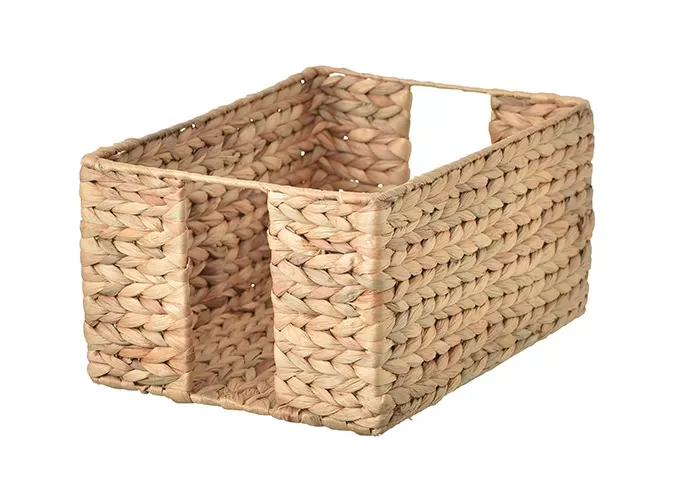 Rectanglar Water Hyacinth Storage Basket