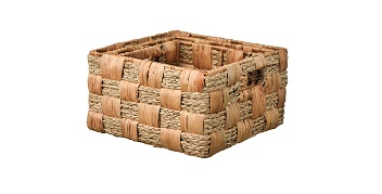 Natural Seagrass Water Hyacinth Storage Baskets Set