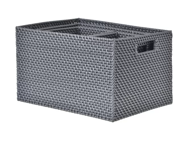 Grey 7 Pieces Storage Basket Set