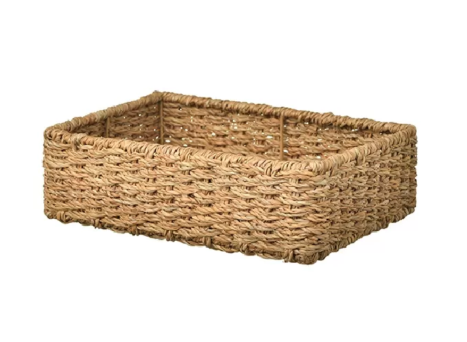 Seagrass Natural Woven Storage Basket