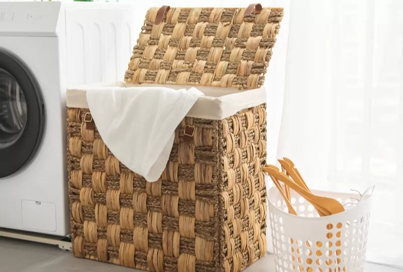 Seagrass Water Hyacinth Handmade Laundry Hamper