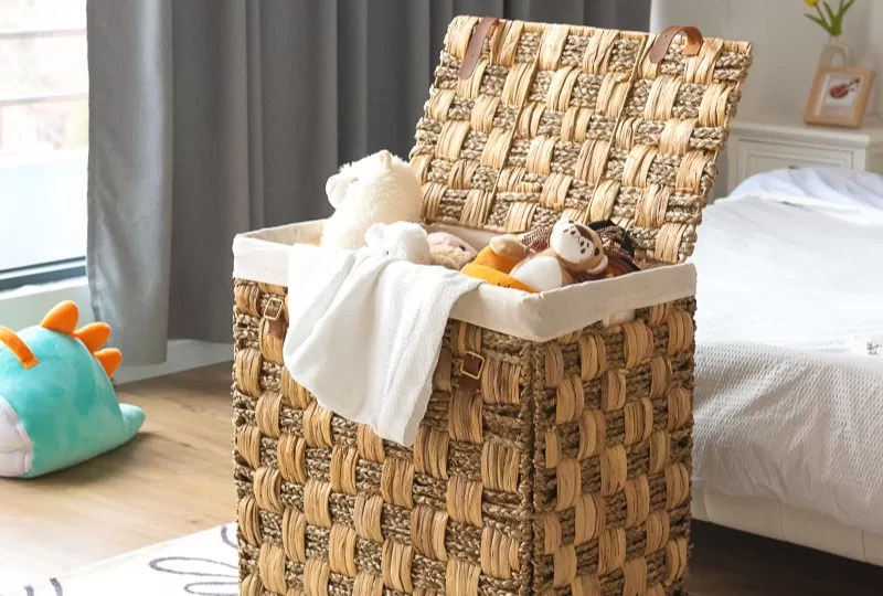 Seagrass Water Hyacinth Handmade Laundry Hamper