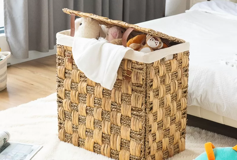 Seagrass Water Hyacinth Handmade Laundry Hamper