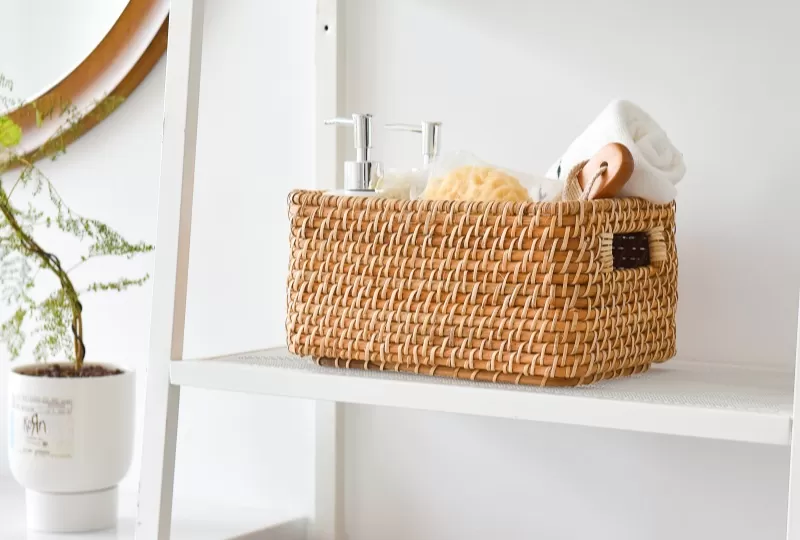 Rattan Woven Storage Basket Set