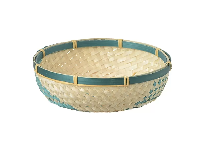 Big Round Bamboo Basket For Fruits